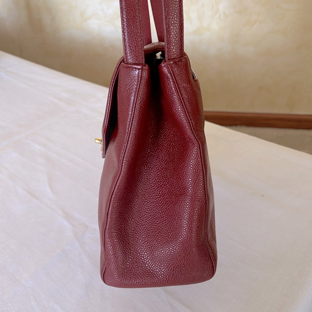 Chanel Envelope Flap Bag dark red - Picture 16 of 17